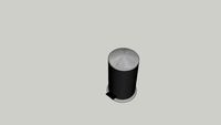 MJOSA pedal bin 12l grey (IKEA)