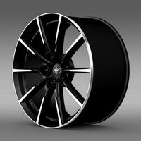 Toyota 86 G rim 3D Model