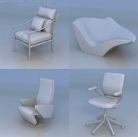 Sofa chair couch 3D Model