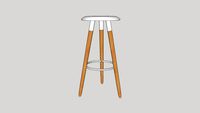 Bar chair HALMAR, Стул барный H-50
