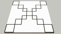 PATCHWORK LIGHT SILVER BR 19X19CM