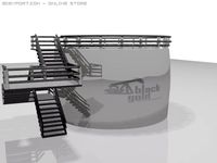 BlackGold Oil Tank 3D Model