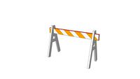Sawhorse Barrier
