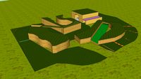 MKWii Custom Track - Paradize Canyon V3 (spring edition)