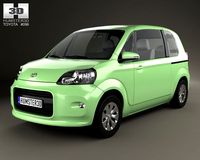 Toyota Porte 3door hatchback 2012 3D Model