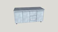 Novameta refrigerated table with doors 1720