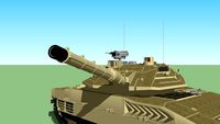 merkava mk 4 with maching gun