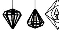 luminaria AI3D- Diamante encaixe