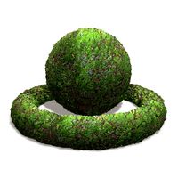Jungle Ground Tile 3D Model