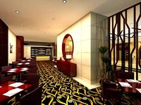 Restaurant Space 090 3D Model
