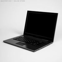 Laptop Computer CGAXIS electronics 11 3D Model