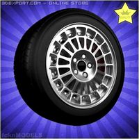 Car wheel 007 3D Model
