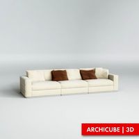Fendi Sofa 3D Model