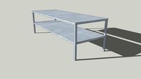 Gastro- Edelstahltisch Niro 260x90