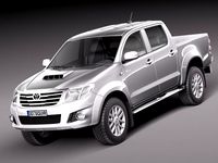 Toyota Hilux 2012 doublecab 3D Model