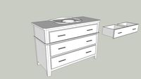 weston vanity 2 drawer