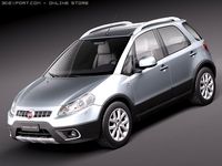 Fiat Sedici 2011 3D Model