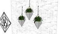 DECORAÇÃO AI3D vaso diamante