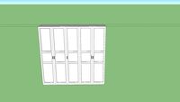 Ikea Pax 5 x Corpus 50x58x236 cm Front Birkeland