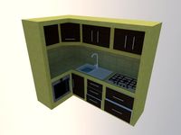 Kitchen Cocina 3D Model