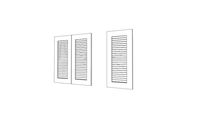 Louvered Cabinet Doors