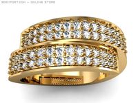 Engagement ring 3D Model