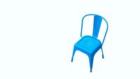 64.silla tolix comedor celeste oscuro