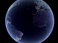 Earth night 3D Model