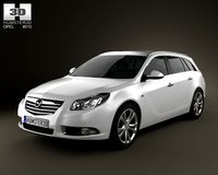 Opel Insignia Sports Tourer 2009 3D Model