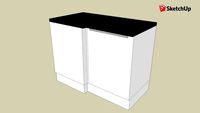 Unterschrank Ecke 128x90x58 JW