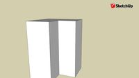 Hängeschrank Ecke 65x90x37 JW