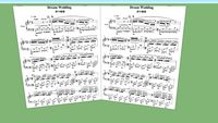 樂譜 (夢中婚禮) Dream wedding Sheet music
