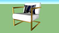 TOV Furniture Elle Beige Linen Chair