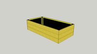 Carre potager 2m40 x 1m20