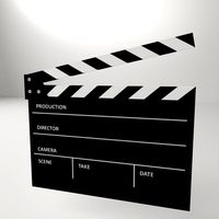 Clapperboard 3D Model