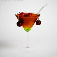 Tropical Cocktail 19 3D Model