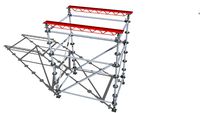 ANDAMIO PARA MULTIDIRECCIONAL LOSA 1.40 X 3.00 CON CERCHA METALICA