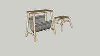 VILTO Storage stool and stool IKEA