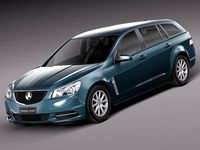 Holden VF Commodore Sportwagon 2014 3D Model