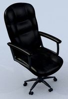 Leather Office Chair 3D Model