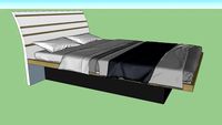 CAMA COM LENÇOL