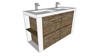 meuble bbox double vasque
