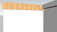 elivator lobby walls measured