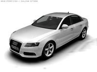 2008 Audi A4 3D Model