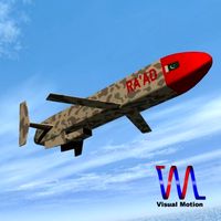Pakistan HatfVIII Raad Cruise Missile 3D Model