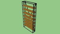 Industrial bookstand