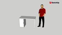 Burean IKEA 120x60 LINNMON-ALEX-ADILS