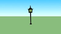 borne d'éclairage - lighting bollard