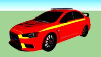 Mitsubishi evo / Sapeurs-pompiers du gard