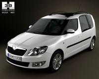 Skoda Roomster 2011 3D Model